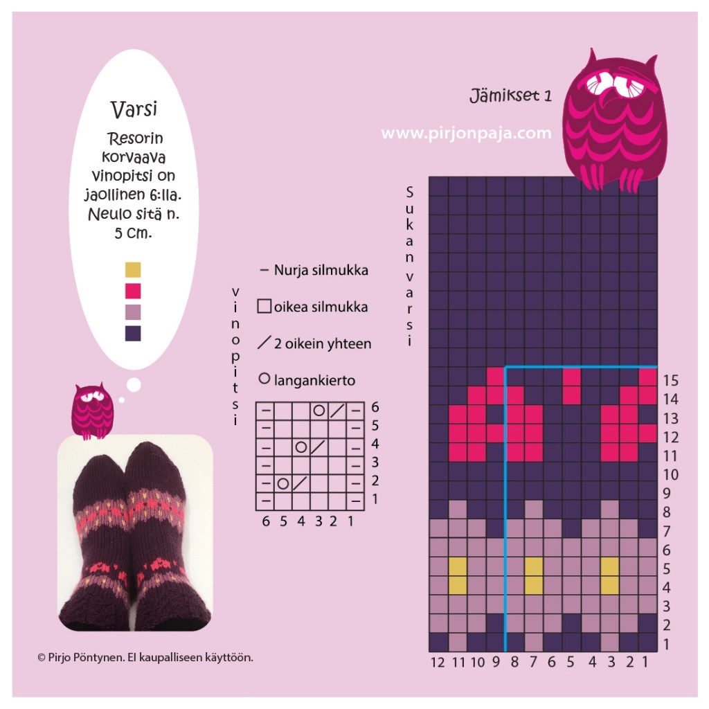 Ruutupiirros Jämikset 1 Pirjon paja