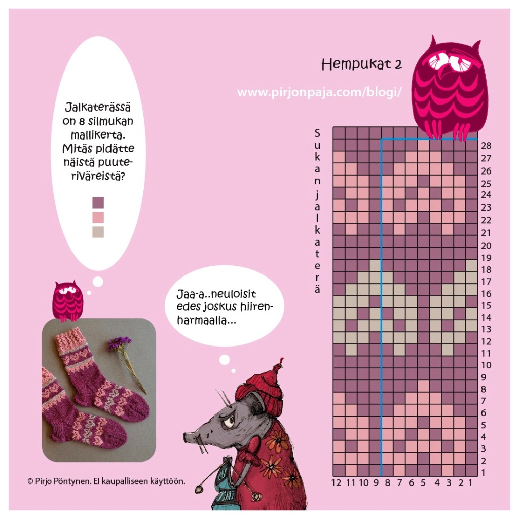 Hempukat 2. ruutupiirros Pirjon paja