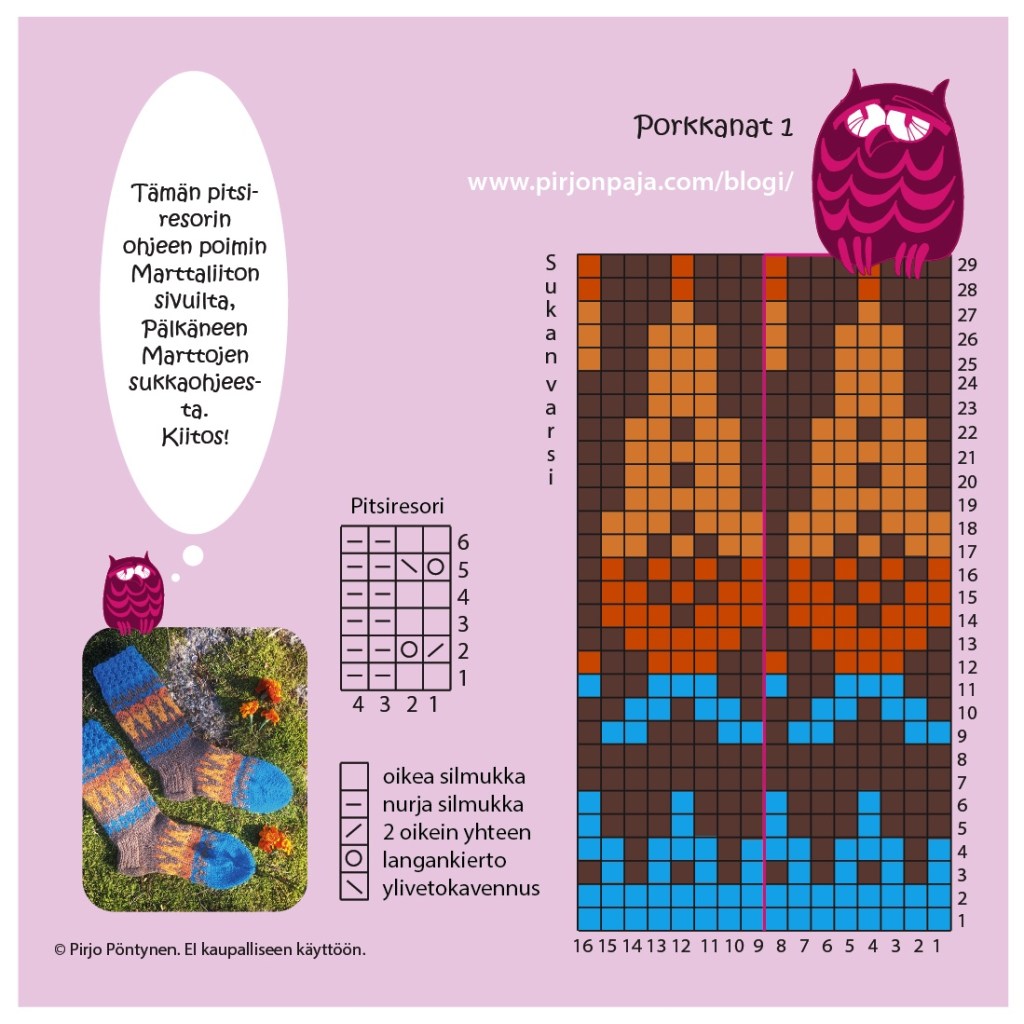 Porkkanat ruutupiirros 1 Pirjon paja