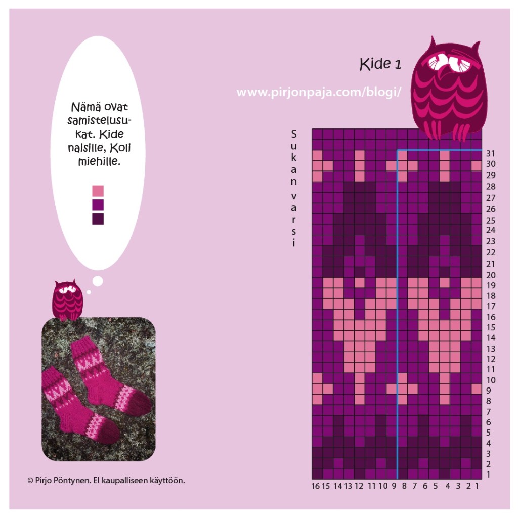 Kide ruutupiirros 1 Pirjon paja